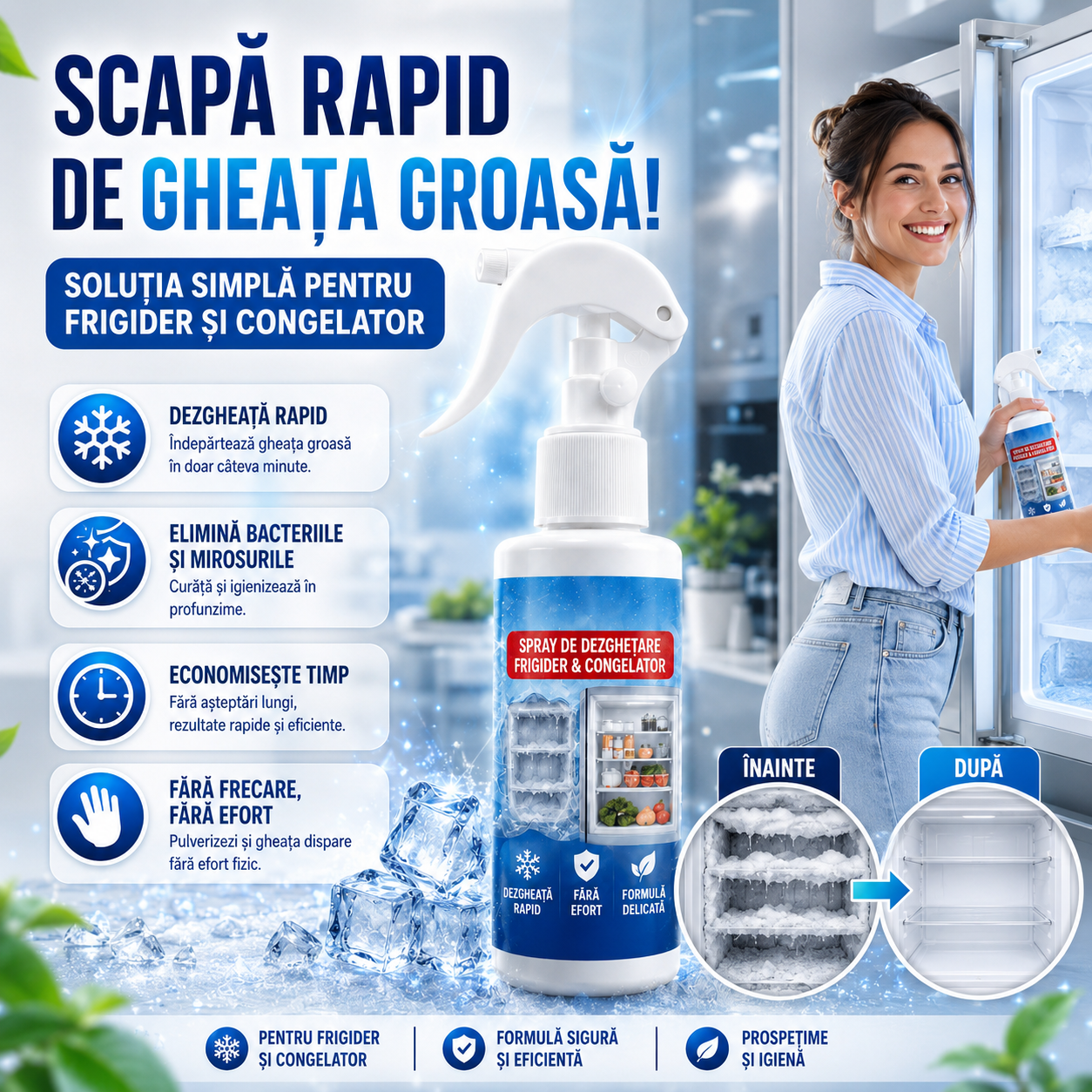 ❄️ Spray Dezghețare FrostAway™