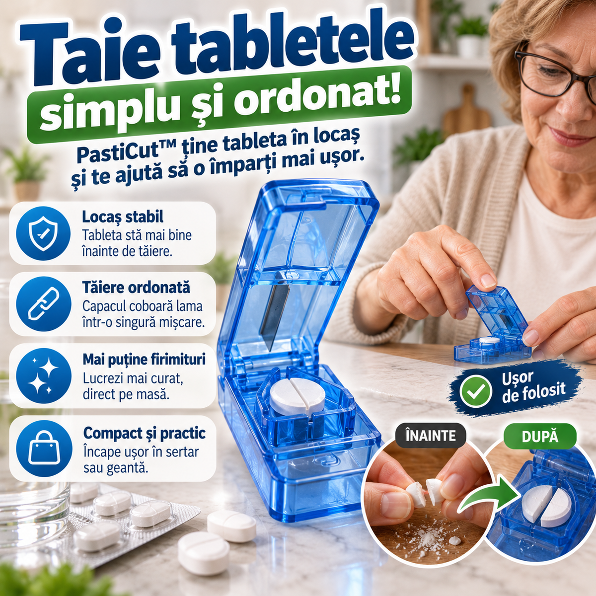 💊 Tăietor De Tablete CutPro™