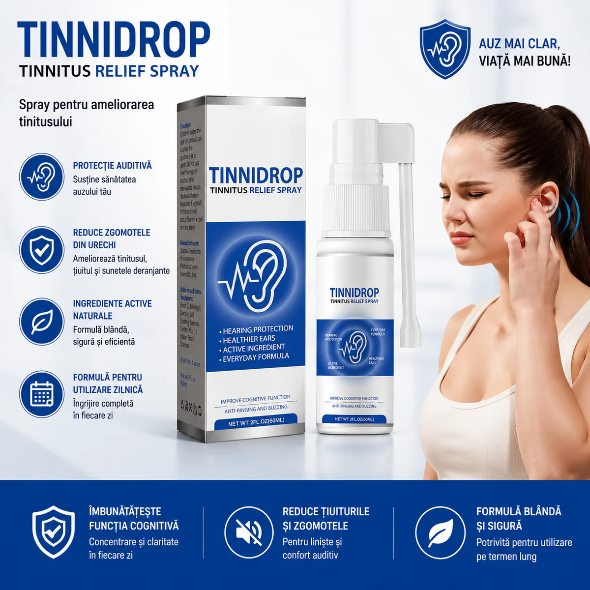 Spray Tinnidrop Pentru Tinitus