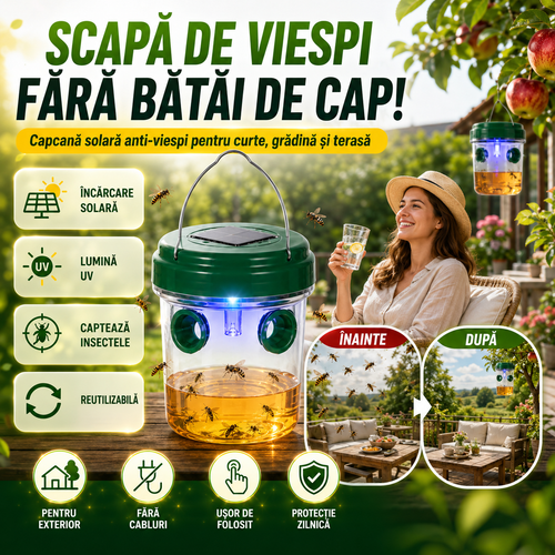 🐝 Capcană Anti-Insecte ViespiStop™