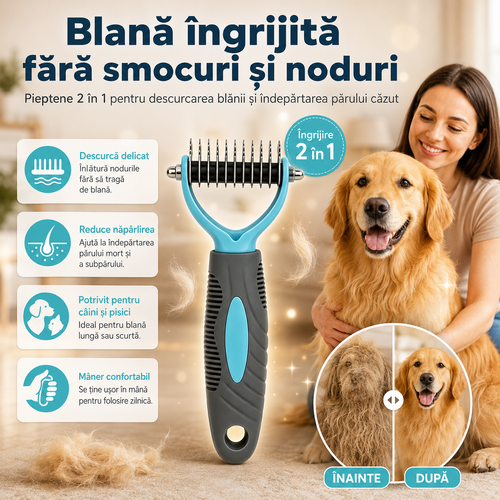 🐾 Perie pentru Blana FurClean™