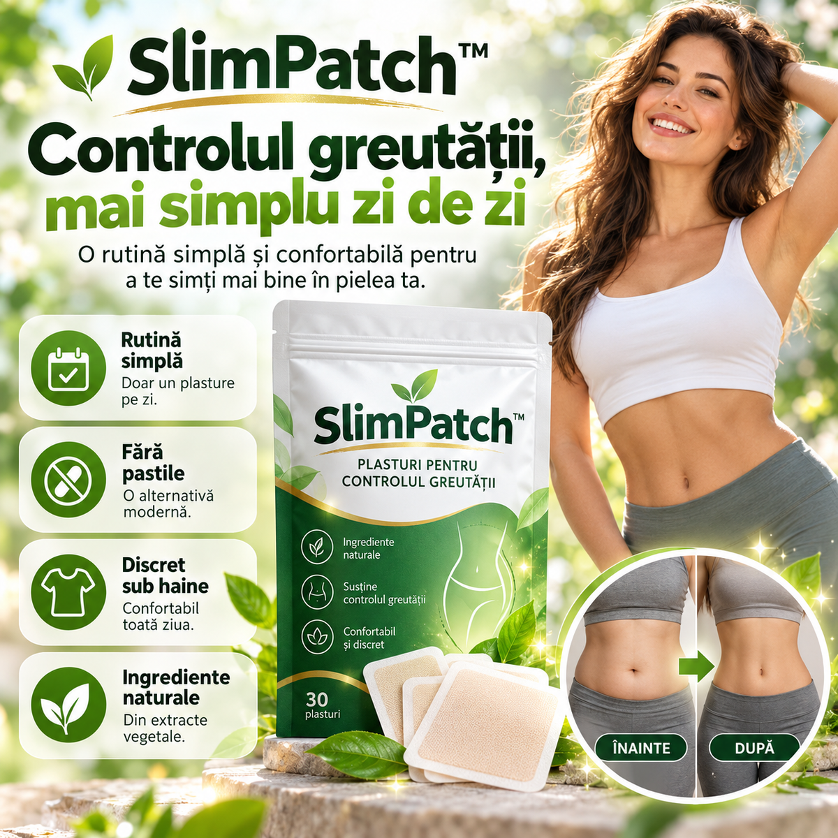 🩹 Plasturi Pentru Controlul Greutății SlimFit™